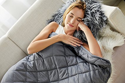 Meisling Weighted Blanket for Sleeping Issues, Stress, Anxiety, Insomnia - Durable - Premium Quality for Weighted Sensory and Great Sleep（60"×80" 20lbs