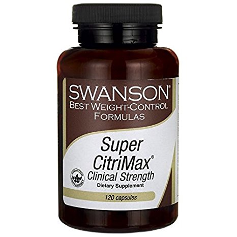 Swanson Super Citrimax Clinical Strength Garcinia Cambogia 750 mg 120 Caps