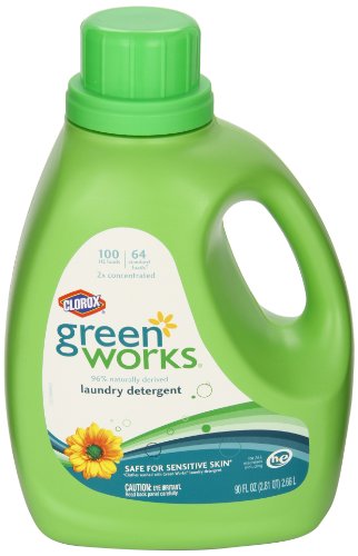 Green Works 30319CT Liquid Laundry Detergent, Original, 90oz Bottle (Case of 4)