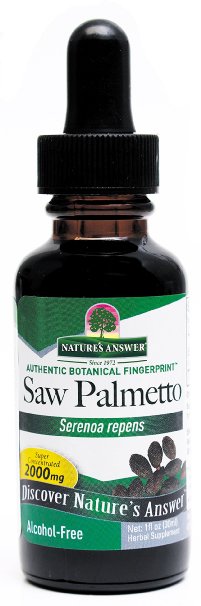 Natures Answer Alcohol-Free Saw Palmetto Berry 1-Fluid Ounce