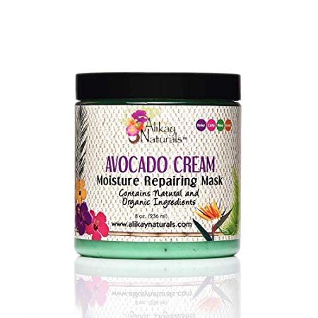 Alikay Naturals Avocado Cream Moisture Repairing Hair Mask, 8 Ounce