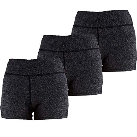 MAGNIVIT 3 Pack Women's Volleyball Shorts Yoga Pants Workout Gym Tights Leggings