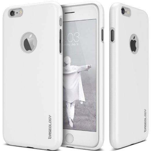 iPhone 6 Case Caseology Daybreak Series Slim Fit Shock Absorbent Cover White Slip Resistant for Apple iPhone 6 2014 and iPhone 6S 2015 - White