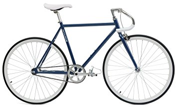 Critical Cycles Classic Fixed-Gear Single-Speed Bike with Pista Drop Bars