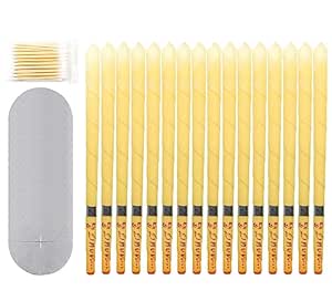 Beeswax Ear Candles Wax Removal,16PackEar Wax Remova，Wax Remova, Easy to Carry