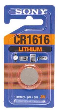 Sony CR1616 Lithium Coin Battery (Discontinued by Manufacturer)