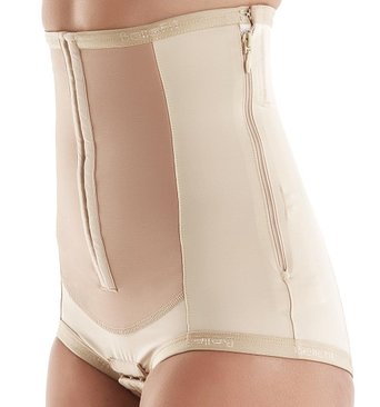 Bellefit Dual-Closure Corset with Hooks and Side Zipper Medical-Grade C-Section
