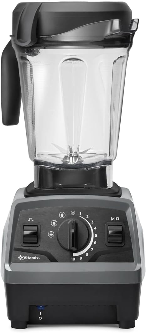 Vitamix Explorian Blender with Programs, Professional-Grade, 64 oz. Low-Profile Container, Slate (Renewed Premium)