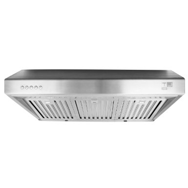 BV Stainless Steel 30" Under Cabinet High Airflow (870 CFM) Ducted Range Hood with LED Lights