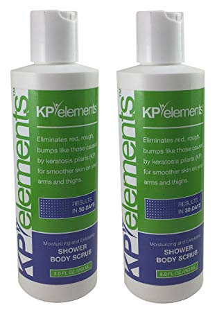 KP Elements Keratosis Pilaris Body Scrub Treatments, 8 fl oz. each, 2 Pack - All-Natural, Soothing, Healing Ingredients