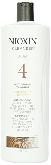 Nioxin System 4 Cleanser for Fine Chemically Treated Hair, 33.8 Ounce