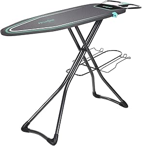 Minky Ergo Plus Mint Prozone Ironing Board 122 x 38cm, Black