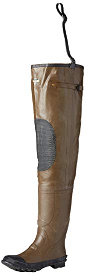 Pro Line Men's Stream Rubber Hip Waders Cleated Brown, BROWN, 12