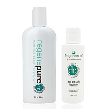 Regenepure DR Hair Loss Shampoo for Hair Growth- 8 oz and 4 oz Kit