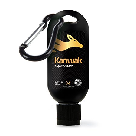 Premium Liquid Hand Chalk with Carabiner Included, Excellent For Sports that Require Hand Grip such as Rock Climbing, Gymnastics, Weightlifting, Gym, Bodybuilding, Powerlifting, Deadlifting, Crossfit
