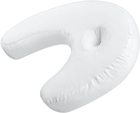 Deluxe Comfort Cover for Stress Free Side Sleeper Pillow, White