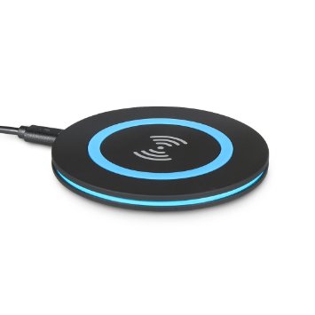 Wireless Charging Pad Outtek WS1 2016 New Version Qi Wireless Charger for Galaxy S7S7 Edge S6 S6 EdgeEdge Plus Note 5 4 Nexus 6 5 LG 4 3 Droid Turbo Lumia 920 etc