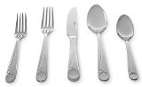 Culina Capri 20pcs Flatware for 4 1810 Stainless Steel Silverware Mirror Finish