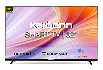 Karbonn 80 cm (32 inches) Millennium Series HD Ready Smart Android LED TV KJK32ASHD (Black)