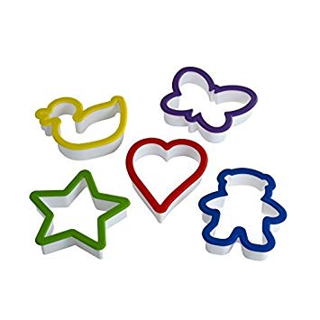 Curious Chef Children's 5-Piece Cookie Cutter Set