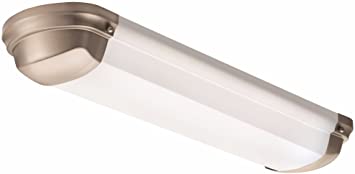 Lithonia Lighting FMLLBHL 24IN 40K 80CRI BN LED Linear Flush Mount Light, 4000K, 25 watts, 1900 Lumens, 2 Foot, Cool White