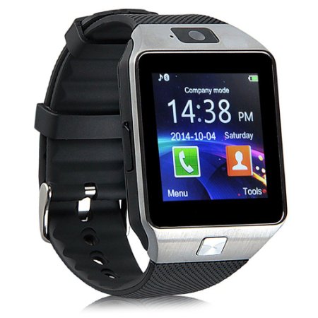 Padgene DZ09 Bluetooth Smart Watch with Camera for Samsung S5  Note 2  3  4 Nexus 6 Htc Sony and Other Android Smartphones Black