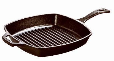 Lodge L8SGP3 Square Cast Iron Grill Pan