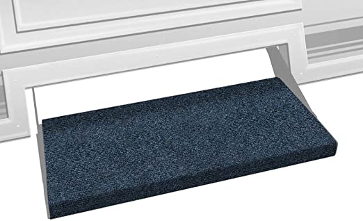 Prest-O-Fit 2-0352 Outrigger RV Step Rug Atlantic Blue 23 in. Wide