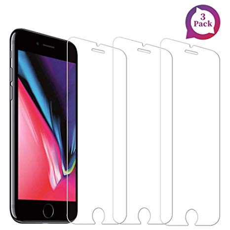 [3-Packs] Screen Protector Compatible for IPhone8/7/6/6S Plus,Support 3D Touch, 9H Tempered Glass, HD Tempered Glass Screen, Case Friendly, Easy to Install(5.5-Inch) (iPhone 6/7/8/6S Plus)