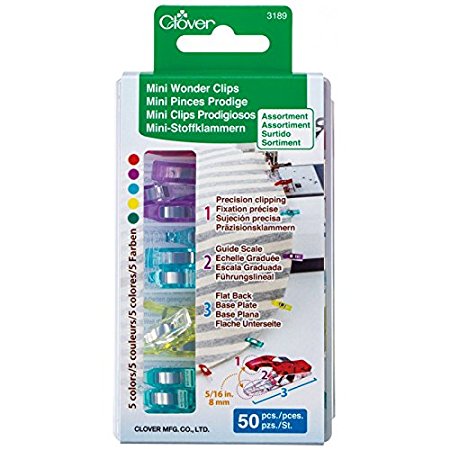 Mini Wonder Clips (50 Pcs. Assorted Colors )