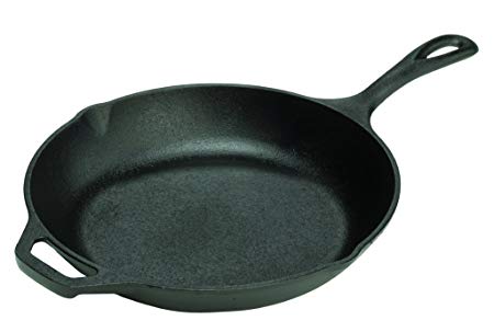 Lodge LCS3 Cast Iron Chef's Skillet, Pre-Seasoned, 10-inch