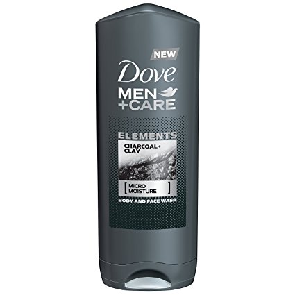 Dove Men Care Elements Body Wash, Charcoal and Clay, 13.5 Ounce