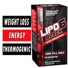 Nutrex Prompt Nutrition Lipo6 Black Ultra Concentrate Fat Destroyer - 60 Capsules with Importer Tag