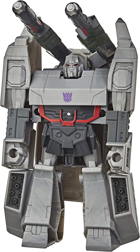 Transformers Bumblebee Cyberverse Adventures Toys Action Attackers: 1-Step Changer Megatron Action Figure, Kids Ages 6 and Up, 4.25-inch