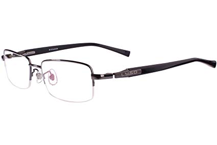 Agstum Titanium Half Rim Glasses Frame Prescription Eyeglasses 55-18-145