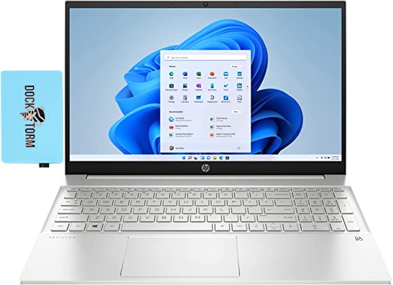 HP Newest Pavilion 15.6" FHD IPS Home & Business Laptop 12th Gen (Intel i7-1255U 10-Core, 16GB RAM, 1TB PCIe SSD, Intel Iris Xe, WiFi 6, Bluetooth 5.2, Webcam, Win 11 Home) with Hub