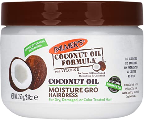 Palmers Coconut Oil with Monoi - Moisture-Gro Conditioning Hairdress - Jar - 250g