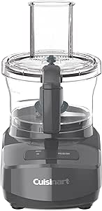 Cuisinart 7-Cup Sleek and Modern Design Food Processor with Two Easy Controls and Universal Blade for Chopping, Mixing, and Dough (Gray)