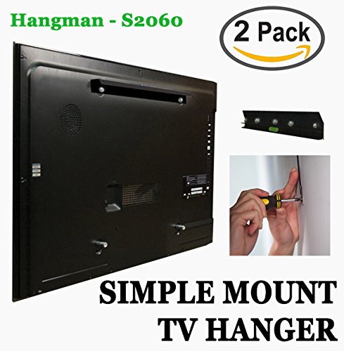 Hangman Products - TV Mounts | No Stud / Simple Mount (32"-80" Simple Mount (2 Pack))