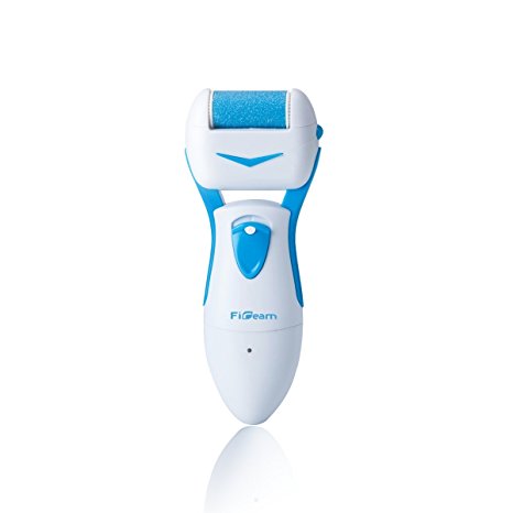 Rechargeable Electric Callus Remover: FIREAM Professional Electric Pedicure Machine/ Foot Care File Tool/ Electric Foot Scrubber w/ Coarse & Fine Remover Heads To Remove Dry, Dead Skin/ Wet & Dry Use