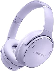 Bose QuietComfort Wireless Noise Cancelling Headphones, Bluetooth Over Ear Headphones with Up to 24 Hours of Battery Life, Chilled Lilac - Limited Edition Color