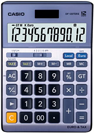 Casio DF120TER Desk Calculator- Silver