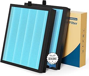 AROEVE MK07 Air Filter Replacement 4-in-1 Air Filter for Dust Pollen Lint Pet Dander Smoke (Blue)