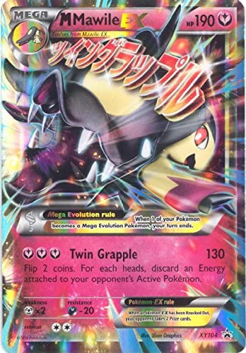 Pokemon - Mega-Mawile-EX (XY104) - XY Black Star Promos - Holo