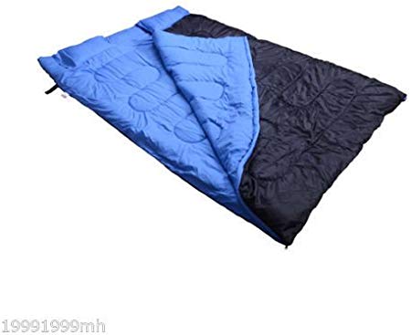 Soozier 120201-003 Two-Person Sleeping Bag Double Wide Outdoor Camping