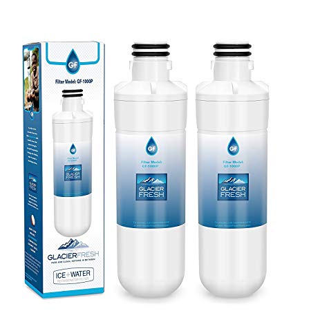 GLACIER FRESH LT1000P Refrigerator Water Filter LT1000P,LT-1000PC, MDJ64844601 Water Filter, 2 Pack