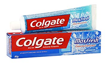 Colgate Toothpaste Maxfresh Peppermint Ice - 80 g (Blue Gel)