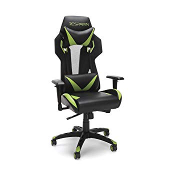 RESPAWN-205 Racing Style Gaming Chair - Ergonomic Performance Mesh Back Chair, Office or Gaming Chair (RSP-205-GRN)