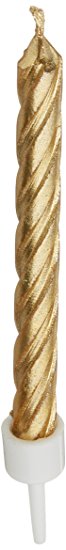 Wilton 2811-9122 Gold Candles, Metallic