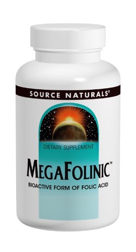 Source Naturals MegaFolinic 800mcg - 60 Tablets